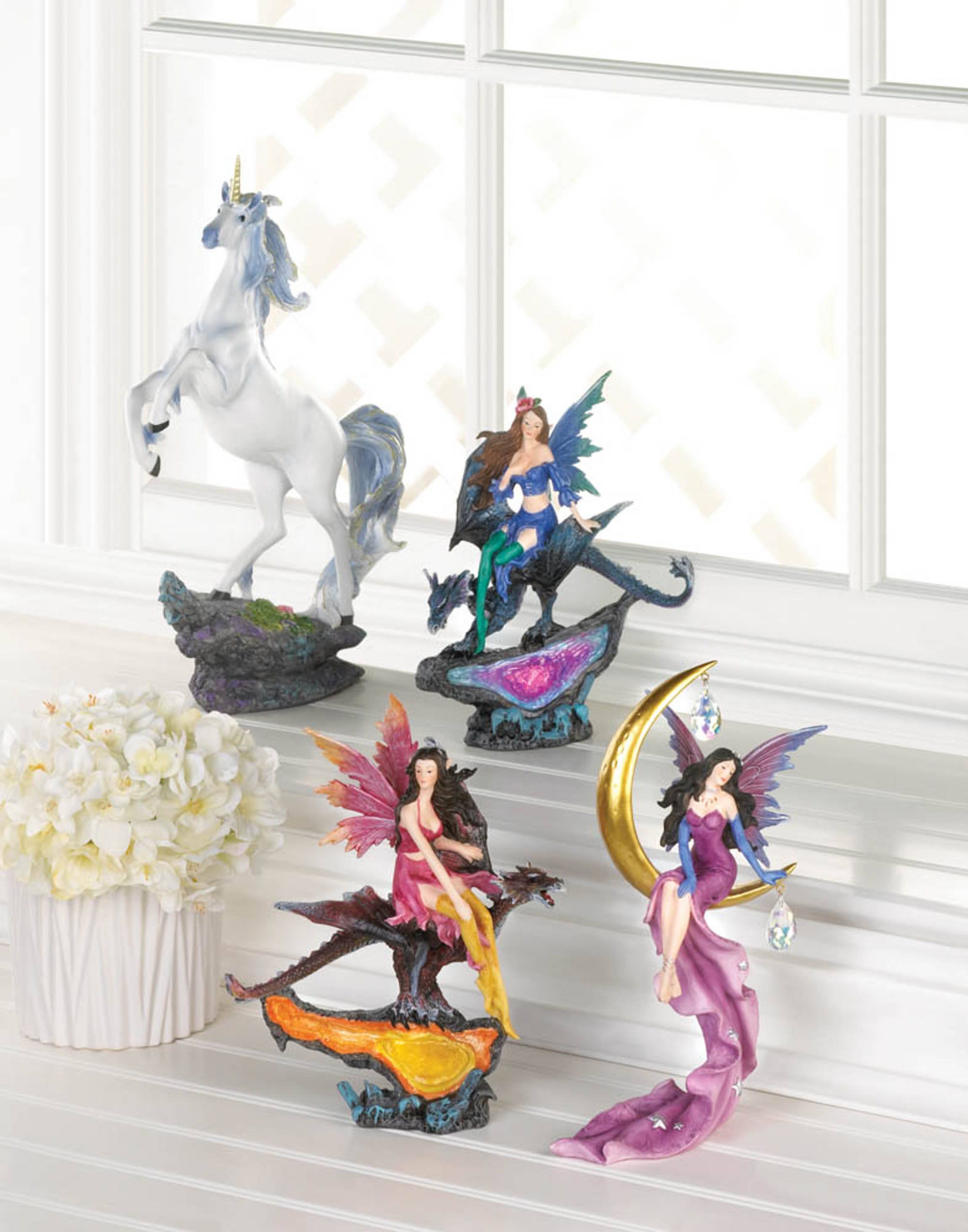 Wholesale Rearing Unicorn Figurine Buy Wholesale Figurines