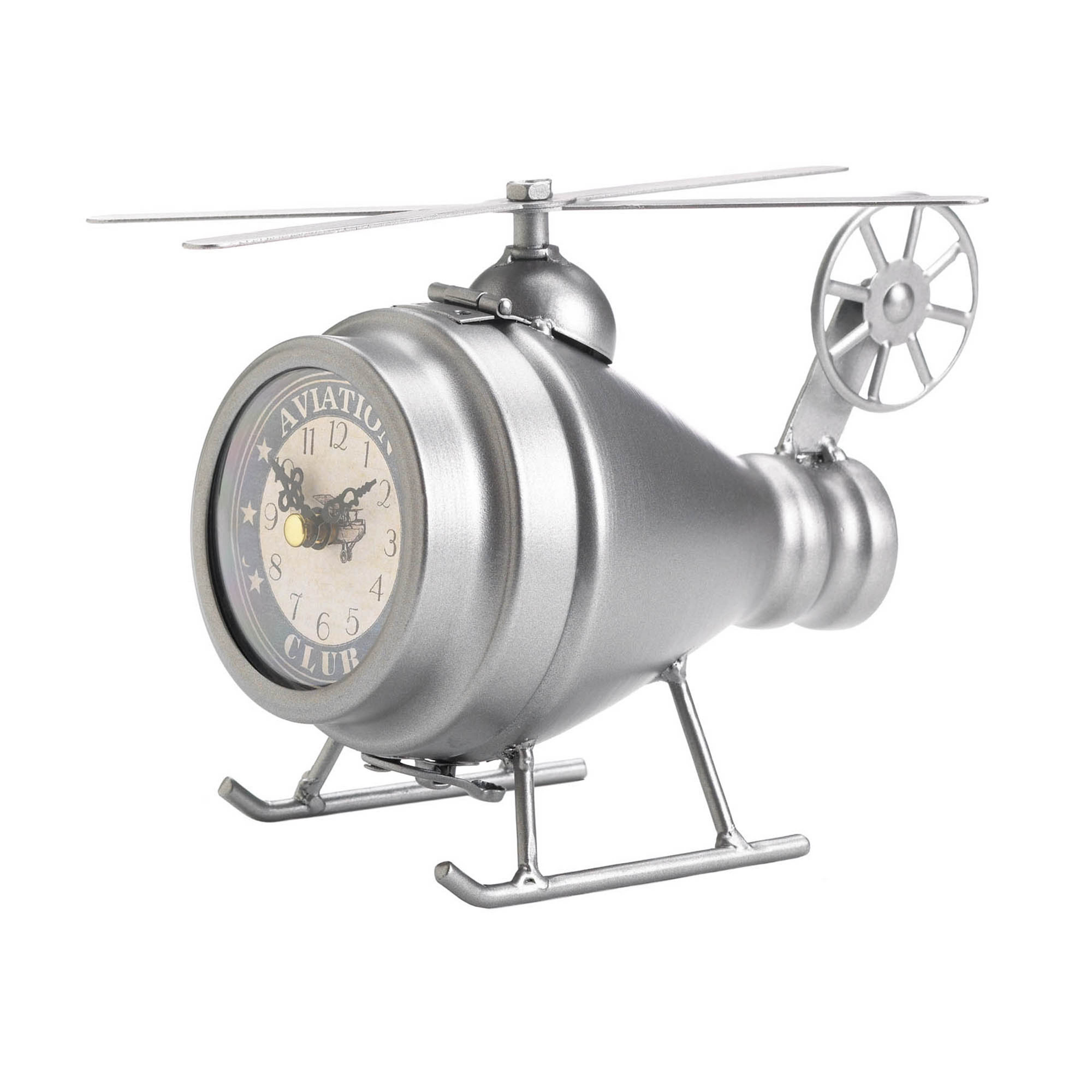 Wholesale Silver Helicopter Desk Clock Buy Wholesale Clocks