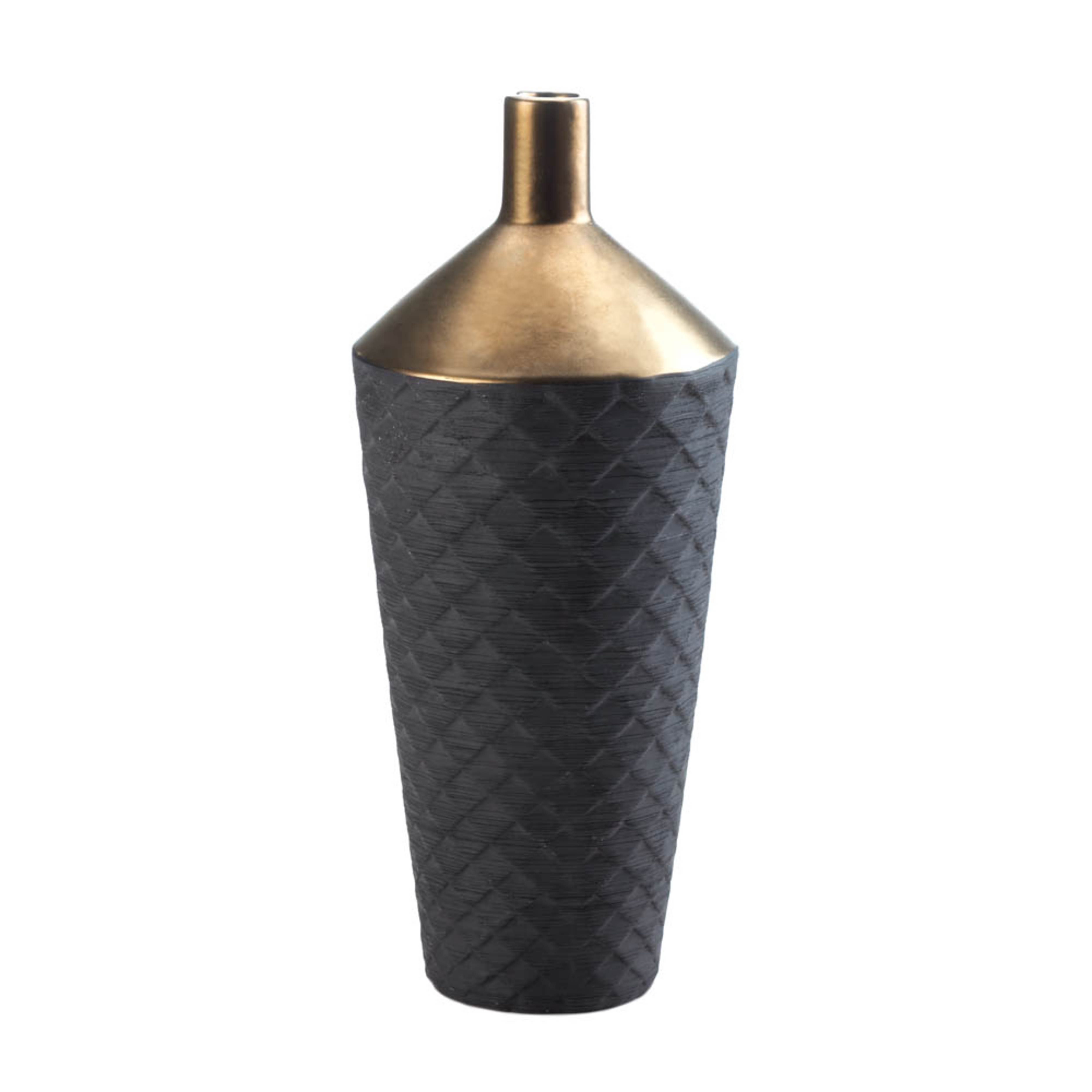 Wholesale Lucca Black And Gold Porcelain Vase Buy Wholesale Vases