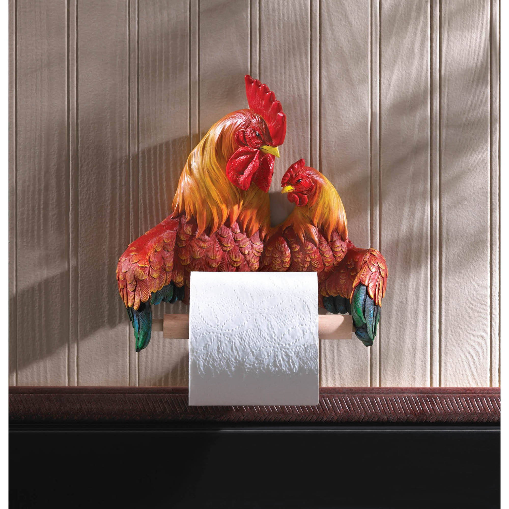 Wholesale Proud Roosters Toilet Paper Holder Buy Wholesale Bathroom Decor