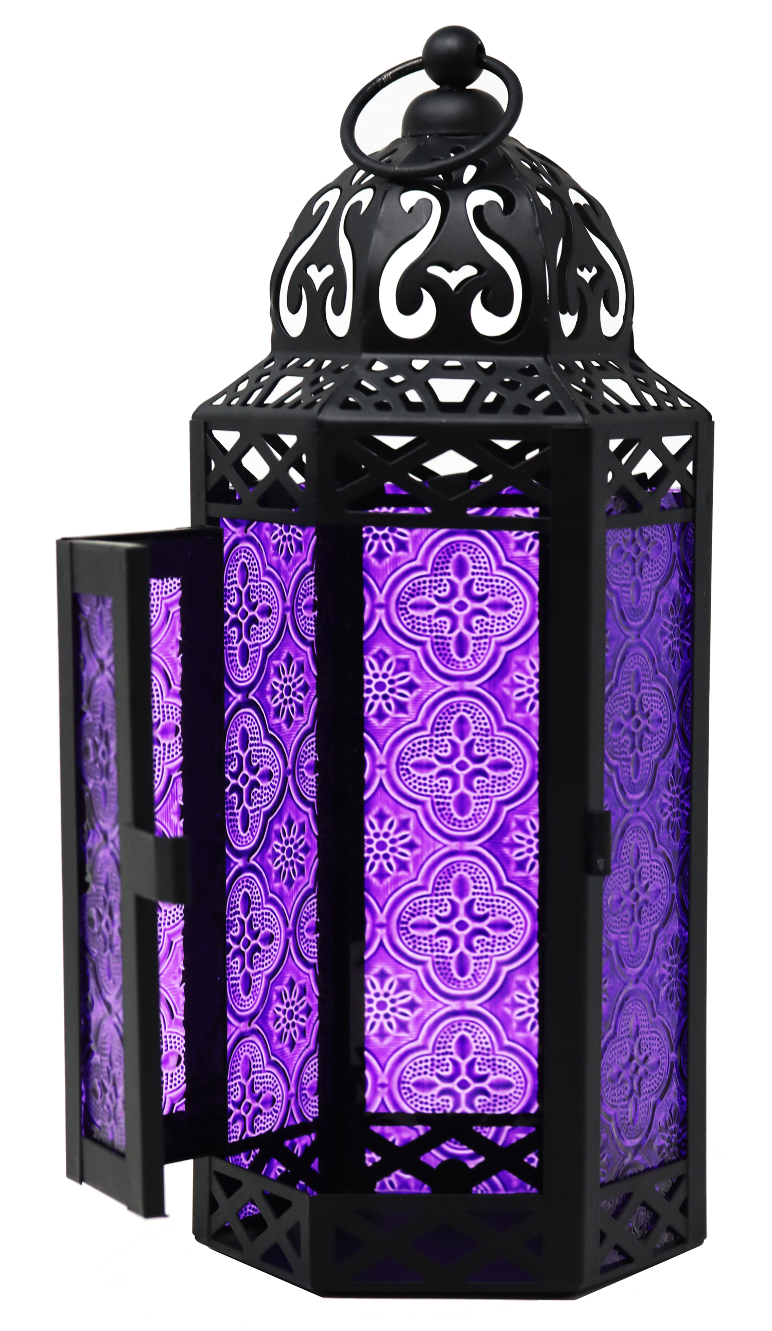Wholesale Decorative Purple Candle Lanterns for sale at cheap prices.
